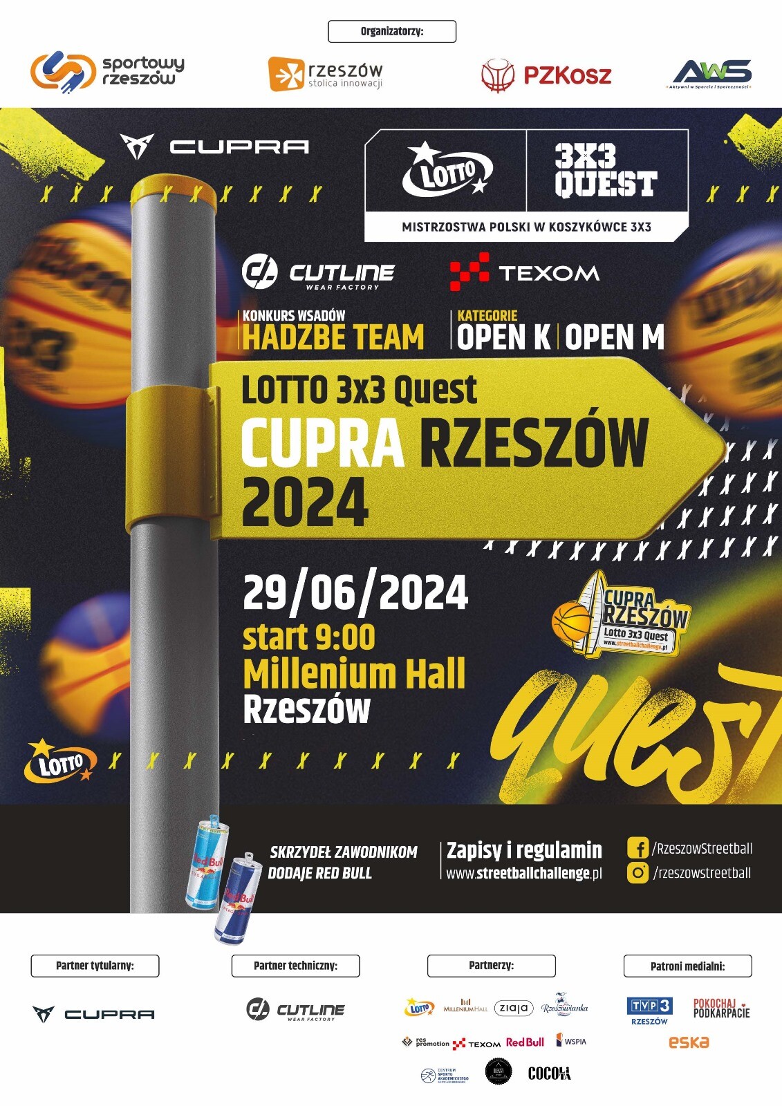 Lotto 3x3 Quest Cupra Rzeszów / Eliminacji Mistrzostw Polski 2024 w koszykówce 3x3
