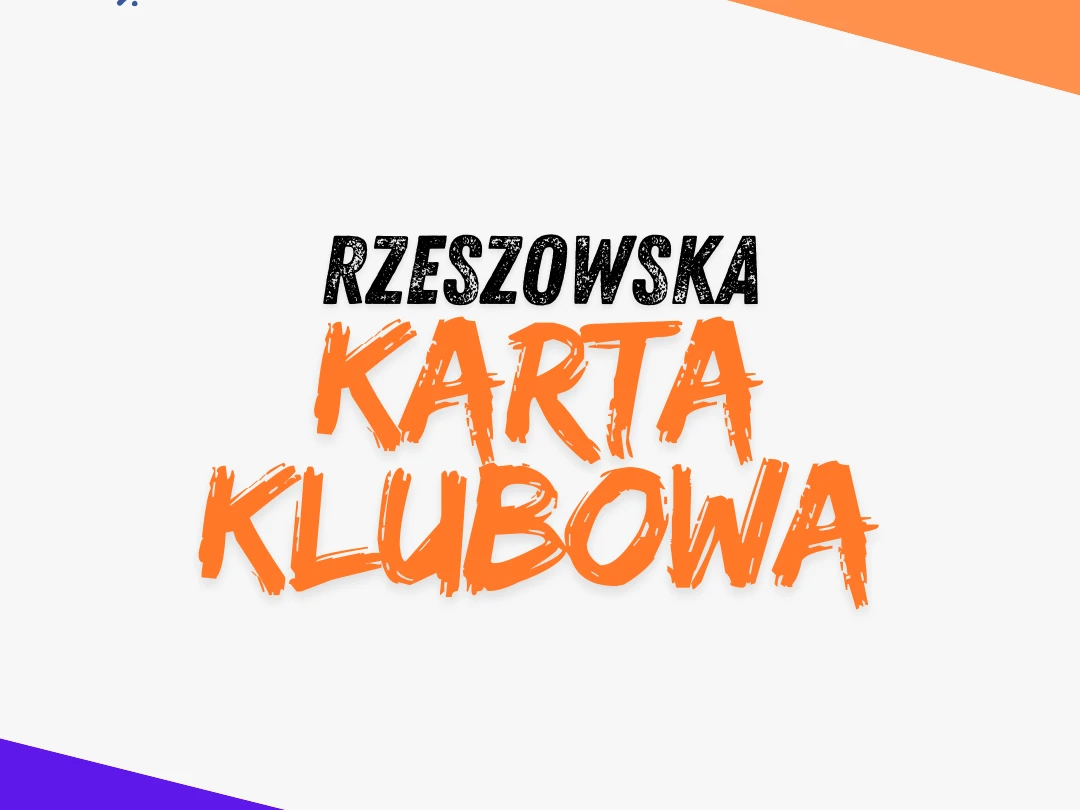 Poznajcie "Rzeszowską Kartę Klubową"