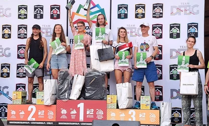 Anna Kapica na podium Dolnośląskiego Festiwalu Biegów Górskich