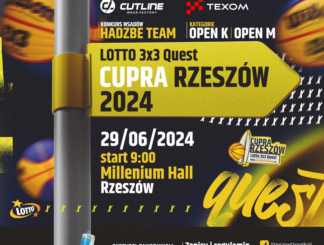 Lotto 3x3 Quest Cupra Rzeszów / Eliminacji Mistrzostw Polski 2024 w koszykówce 3x3