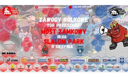 Zawody Rolkowe - tor przeszkód
