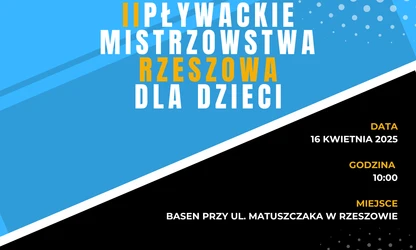 II PŁYWACKIE MISTRZOSTWA RZESZOWA DLA DZIECI