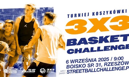 Turniej w koszykówce 3x3 na zakończenie wakacji. Zapraszamy na Basket Challenge 3x3