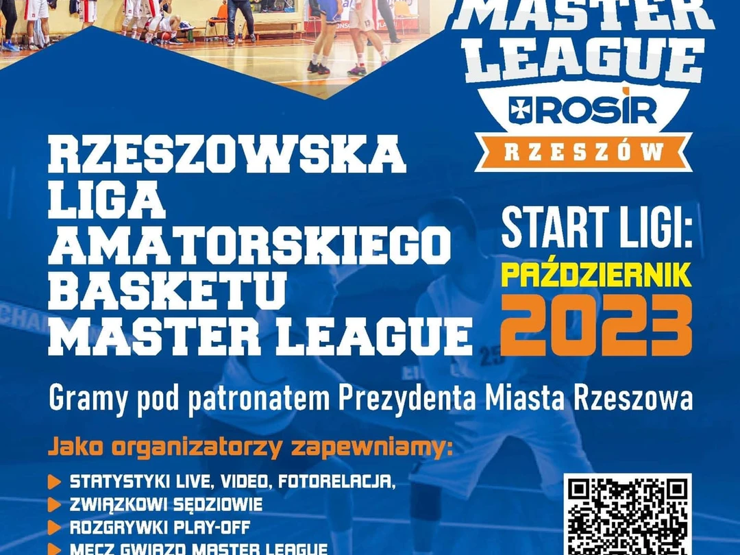 Rzeszowska Liga Amatorskiego Basketu Master League Rzeszów pod patronatem Prezydenta Miasta Rzeszowa