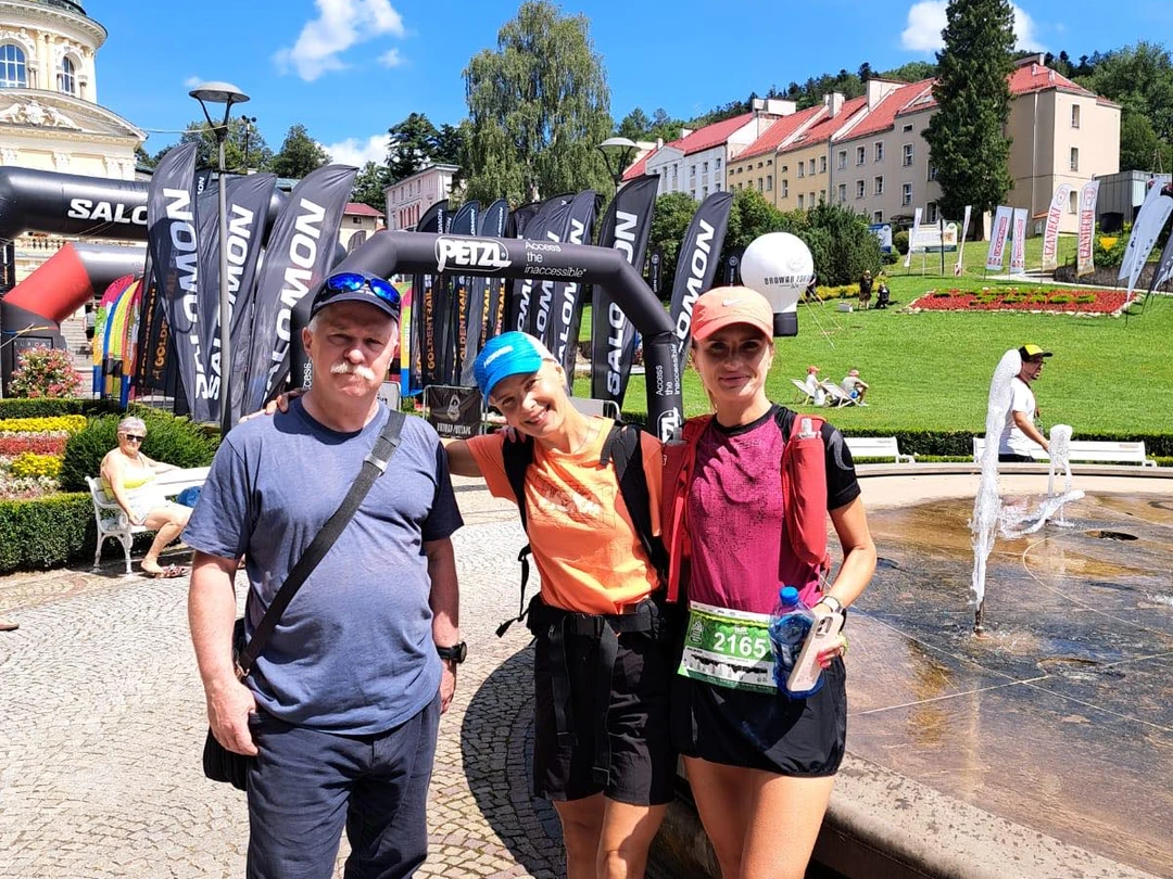 Anna Kapica na podium Dolnośląskiego Festiwalu Biegów Górskich