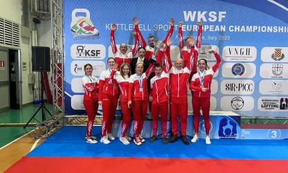 Podsumowanie zmagań Reprezentacji Polski na Mistrzostwach Europy Kettlebell Sport.