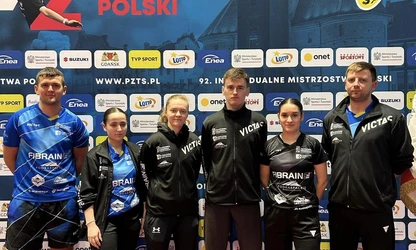 Zuzanna Wielgos Vice-mistrzynią Polski w grze pojedynczej seniorek w tenisie stołowym!  Trzy medale dla Fibrain AZS Politechnika!