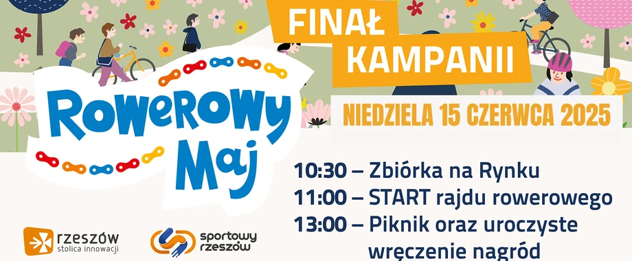 FINAŁ KAMPANII ROWEROWY MAJ 2025 w Rzeszowie