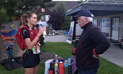 Anna Kapica na podium Dolnośląskiego Festiwalu Biegów Górskich