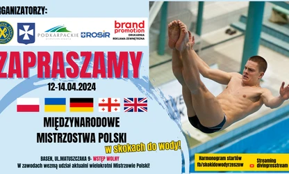 Otwarte Mistrzostwa Polski w skokach do wody w Rzeszowie!