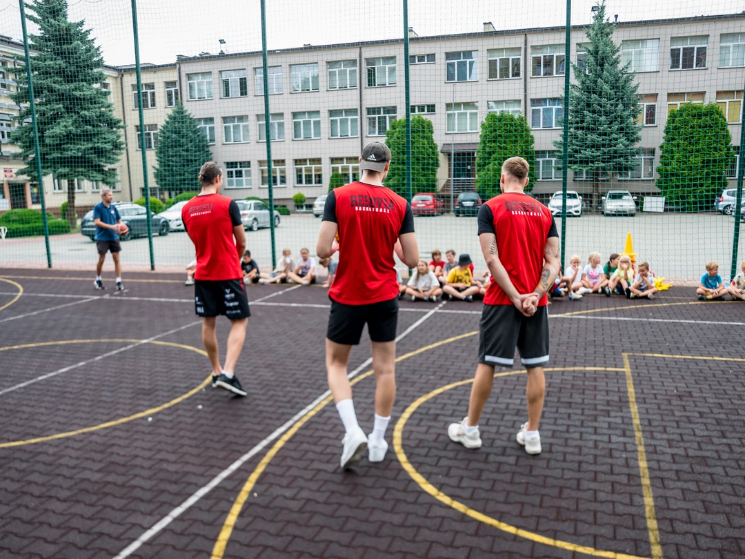 Zawodnicy Resovii Rzeszów na treningu w ramach Narodowego Dnia Sportu!